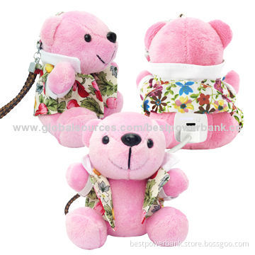 New Arrival Popular Electronic Christmas Gift Doll Power Banks, 6,000mAh for Smartphones/Tablet PCs